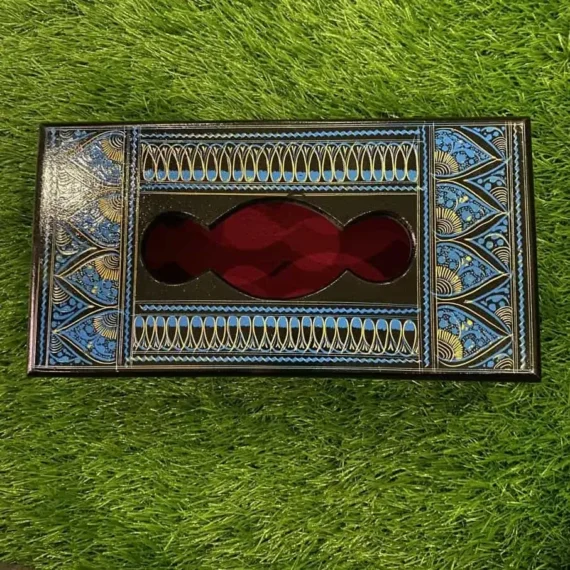 Wooden Tissue Box naqshi art