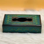 naqshi wooden tissue box
