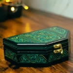 Nakshi Jewellery Box Green