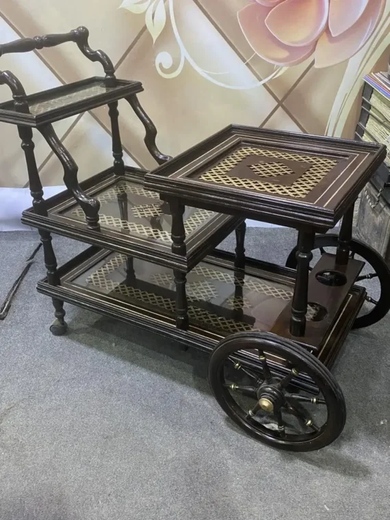 Wooden Style Tea Trolley