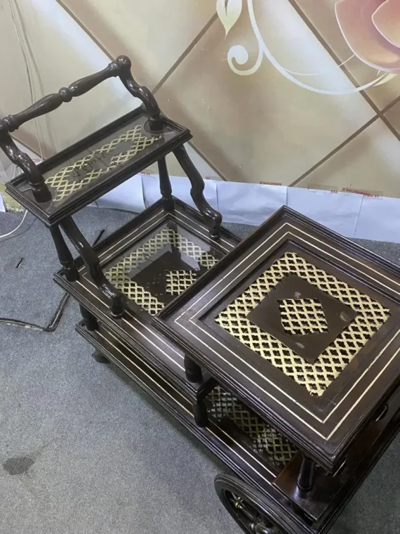 Wooden Tea Trolley