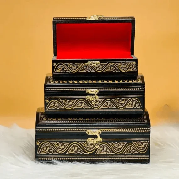 Naqshi Art Jewellery Box 3 pcs