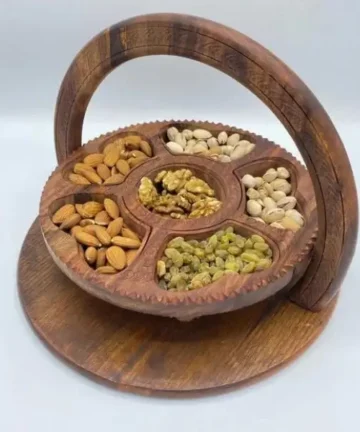 Wooden Dry Fruit Basket