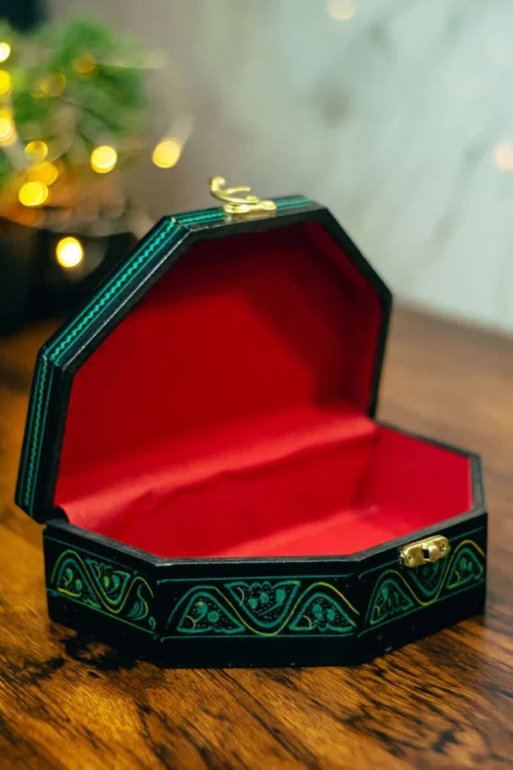 Nakshi Jewellery Box Green