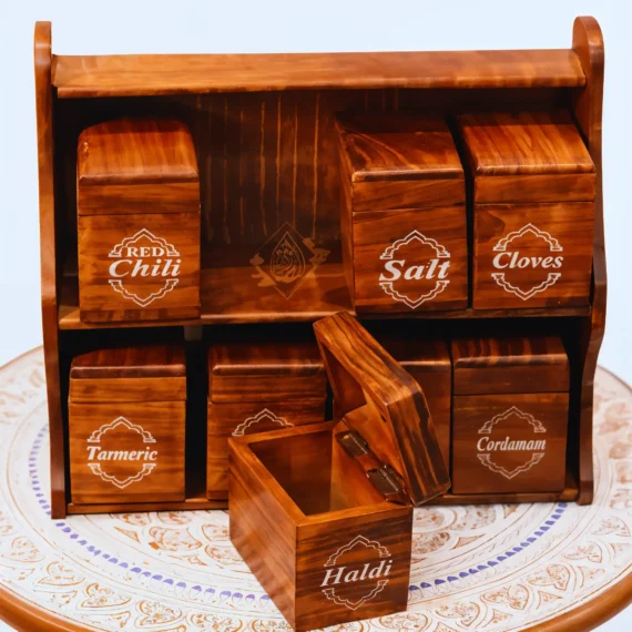 Wooden Spice box