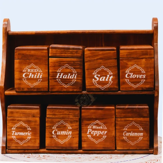 Wooden Spice box