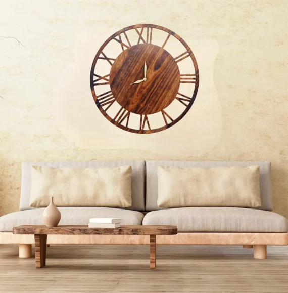 Wooden Antique Wall Clock