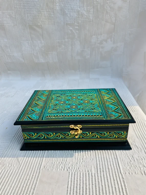 wooden naqshi quran box