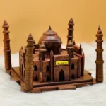 Handmade Carved Wooden Taj Mahal